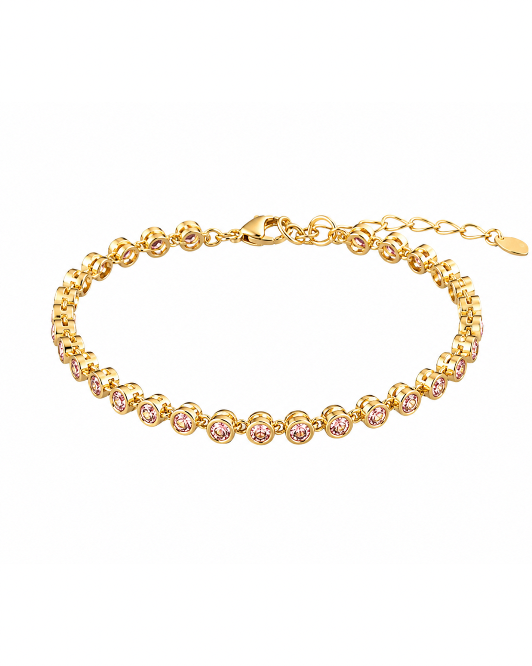 Pulseira Siena Rosé Folheado a Ouro 18k