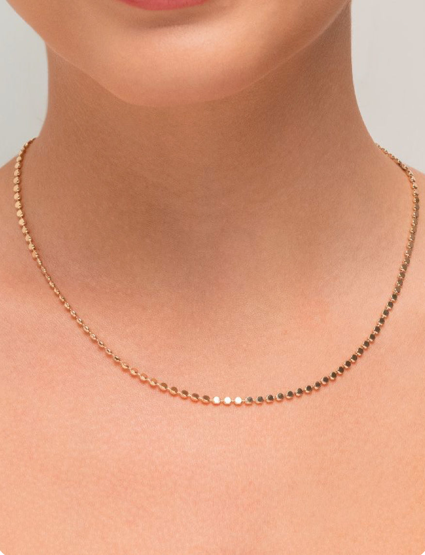 Colar Bubble Folheado a Ouro 18k