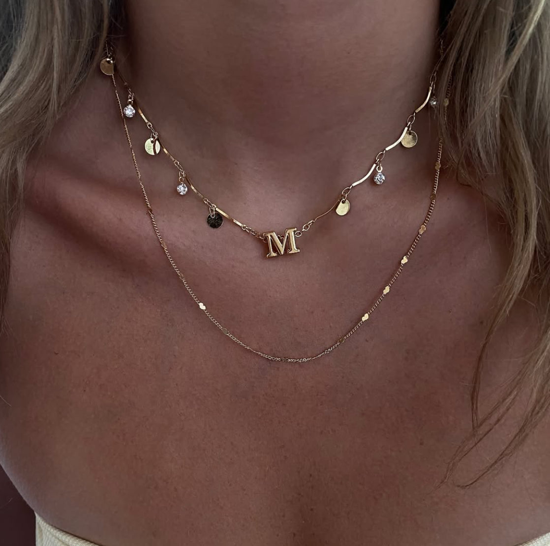 Colar Heart Folheada a Ouro 18k