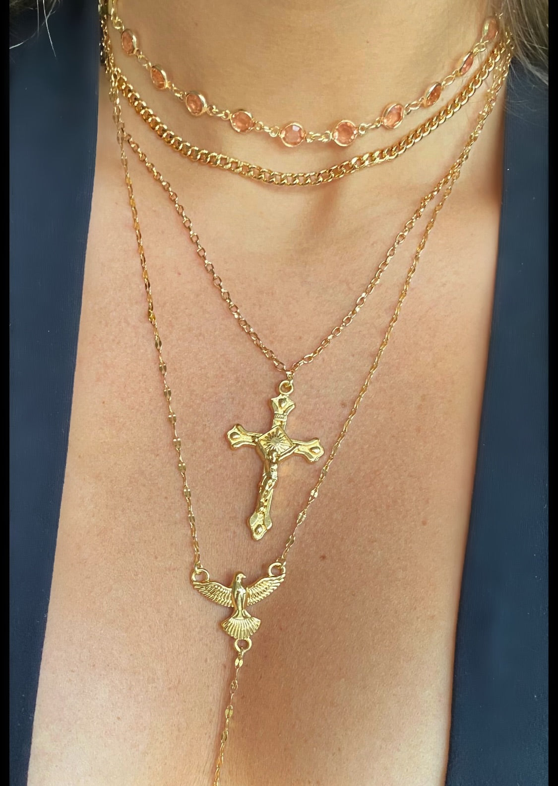 Choker Elo Folheada a Ouro 18k