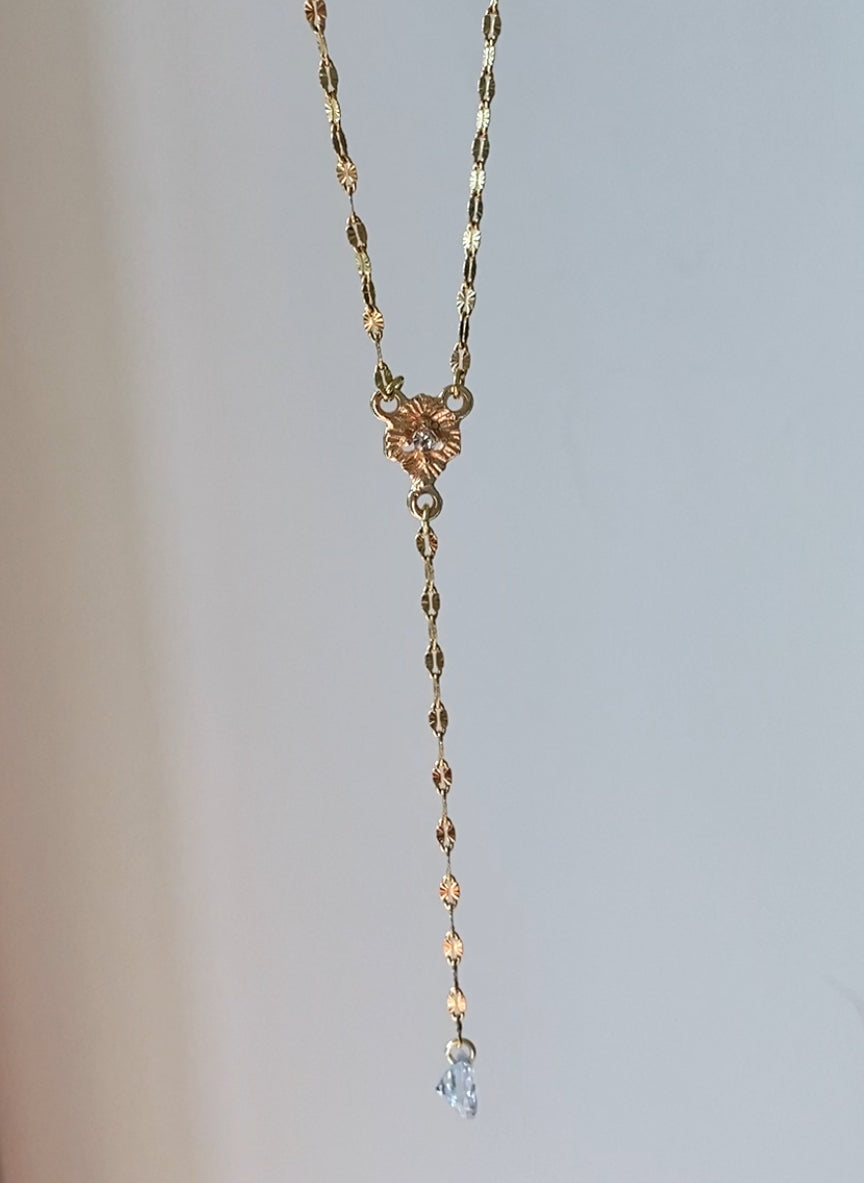 Colar Gravatinha Ammit Folheada a Ouro 18k