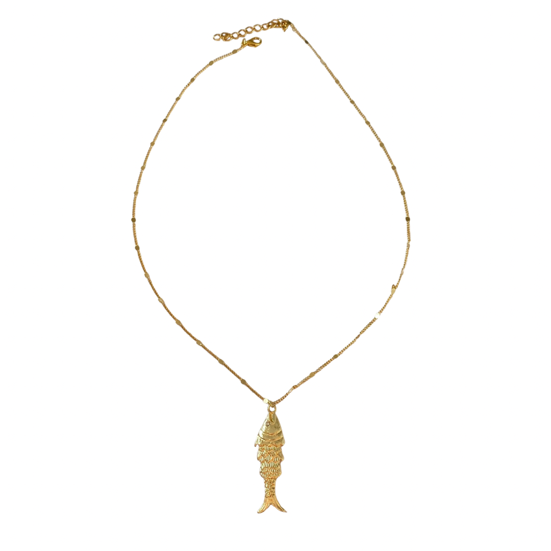 Colar Fish Folheado a Ouro 18k