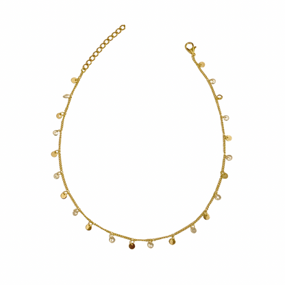 Choker Amira Zircônia Folheada a Ouro 18k