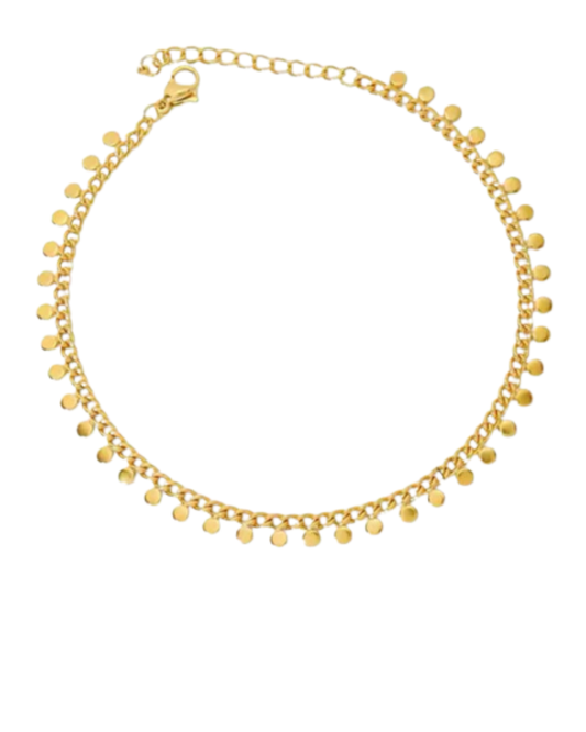 Choker Balls Folheada a Ouro 18k