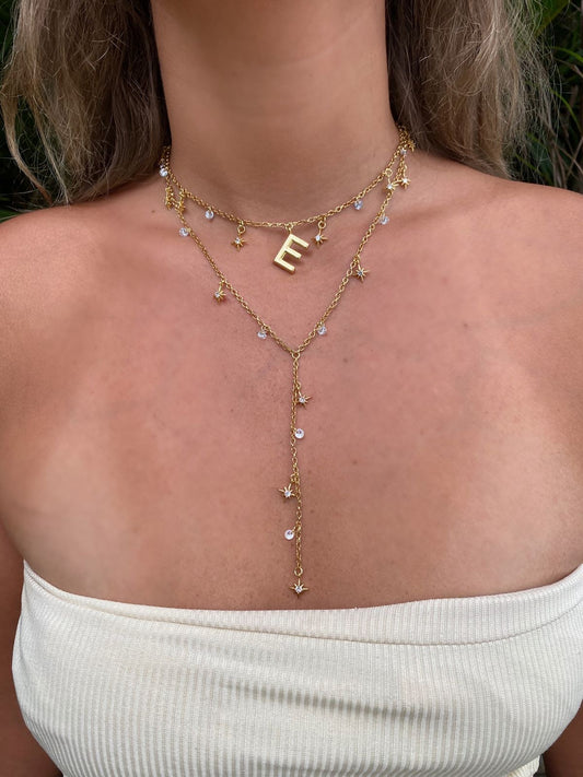 Mix Choker Letters Solaris e Colar Gravatinha Solaris