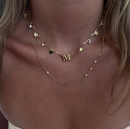 Colar Heart Folheada a Ouro 18k