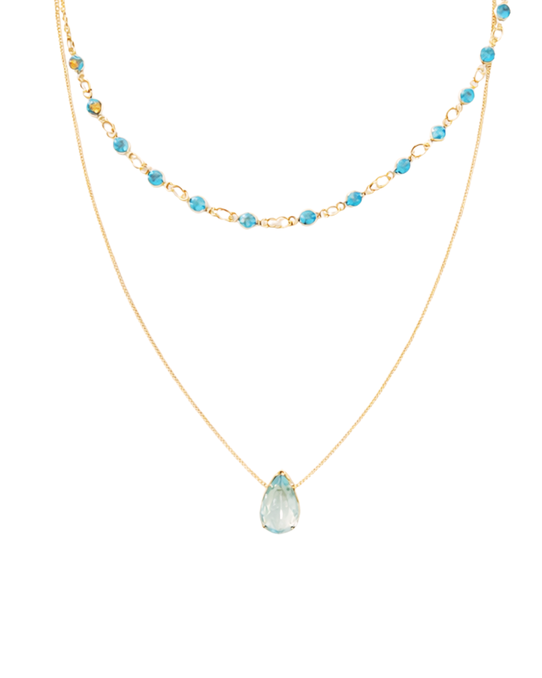 Colar Duplo Ocean Folheado a Ouro 18k