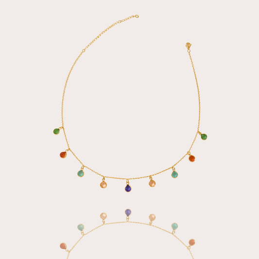 Colar Colors Folheado a Ouro 18k