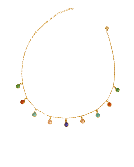 Colar Colors Folheado a Ouro 18k