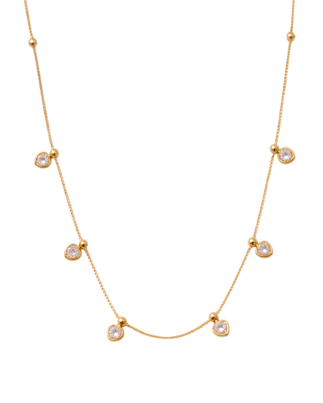 Colar Shine Love Folheado a Ouro 18k