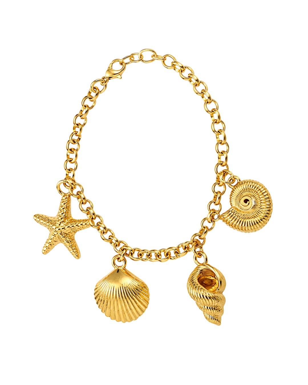 Pulseira Oceano Folheado a Ouro 18k