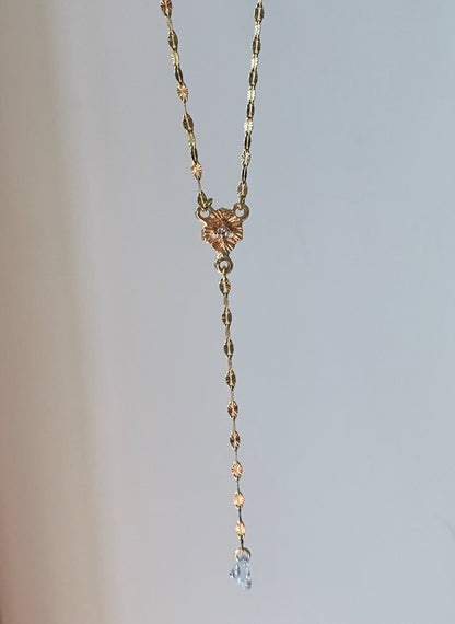 Colar Gravatinha Ammit Folheada a Ouro 18k