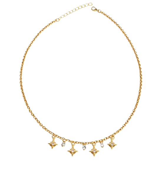 Colar Stars com Zircônia
