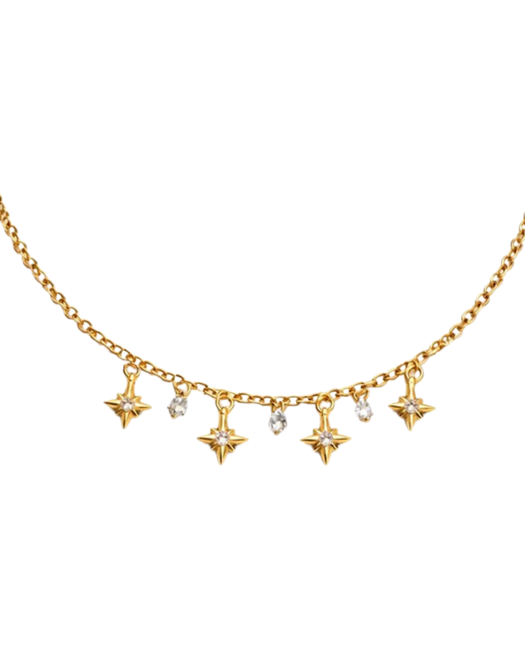 Colar Stars com Zircônia