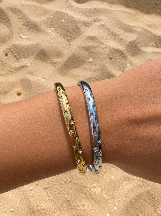 Bracelete Sparkle Folheado a Ouro 18k