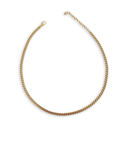 Choker Elo Folheada a Ouro 18k