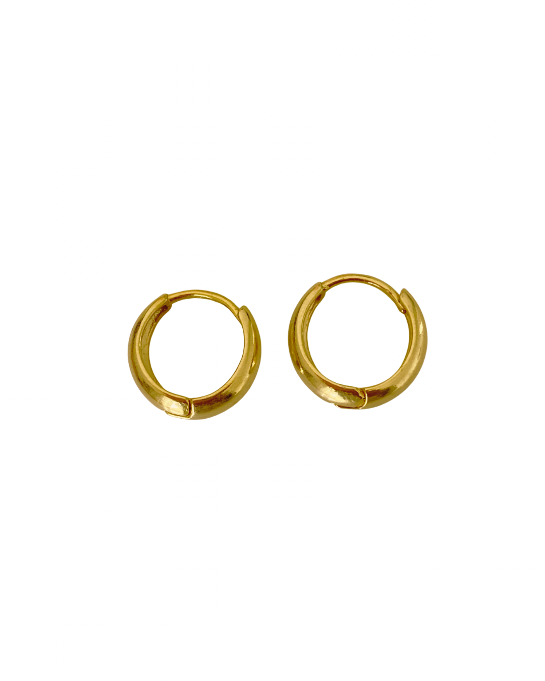 Brinco Circles Folheado a Ouro 18k
