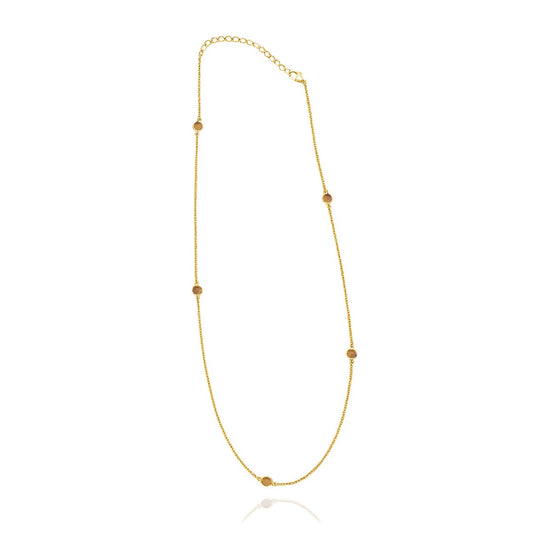 Colar Longo Aurora Folheado a Ouro 18k