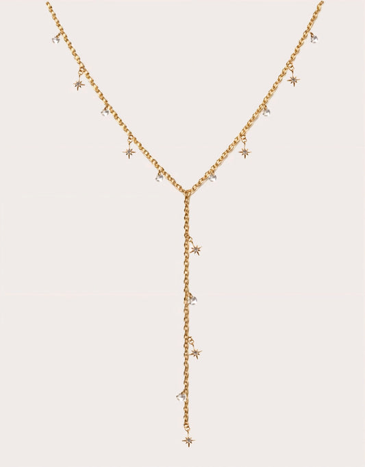 Colar Gravatinha Solaris Folheada a Ouro 18k