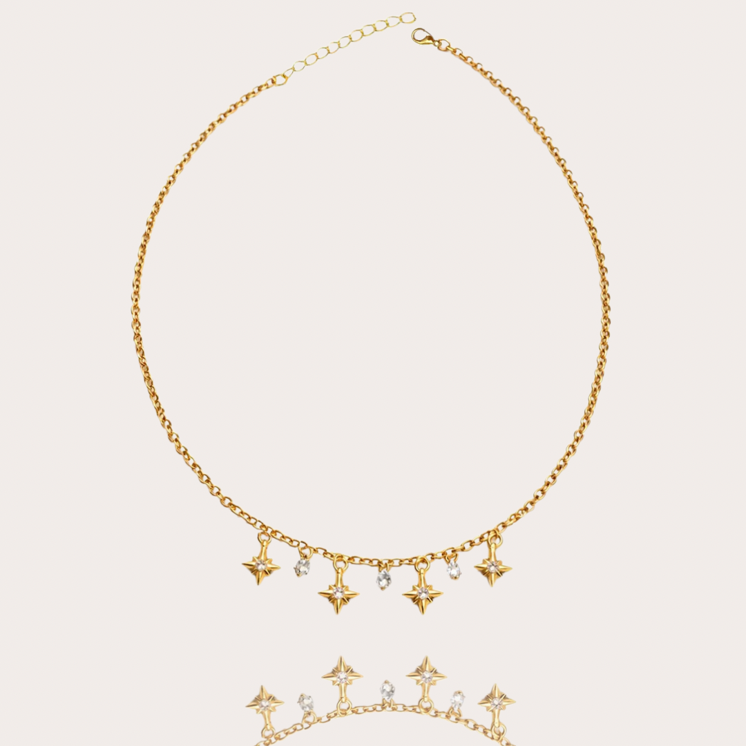 Colar Stars com Zircônia