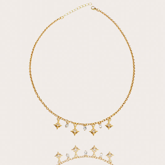 Colar Stars com Zircônia