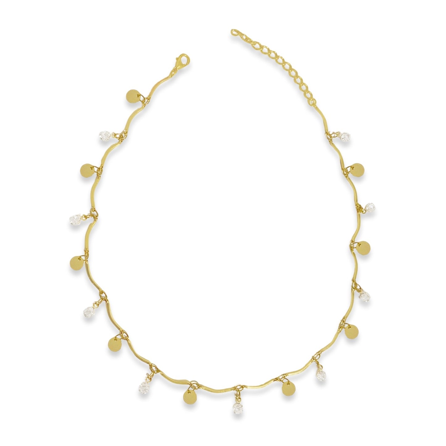 Choker Shine Folheada a Ouro 18K