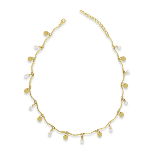 Choker Shine Folheada a Ouro 18K