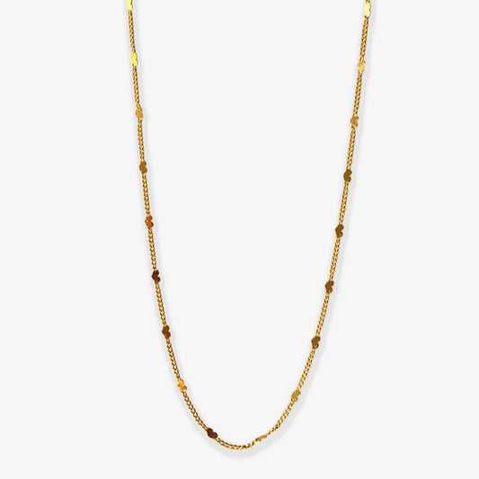 Colar Heart Folheada a Ouro 18k